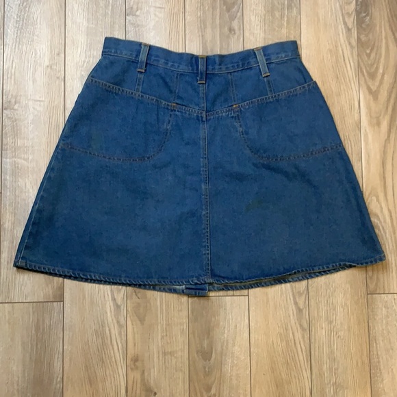 True Blue Denim Jean Five Pocket Skirt  Regular Fit Mini Women’s 13/14 - Picture 5 of 10